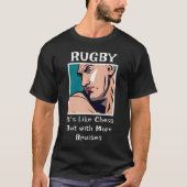 ラグビーユニセックスアザ – Rugby Tシャツ (正面)