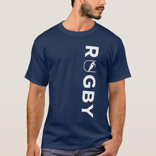 ラグビーユニセックスグTシャツ Tシャツ (正面)