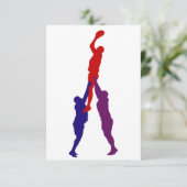 ラグビーラインアウト招待状 招待状 (スタンド正面)