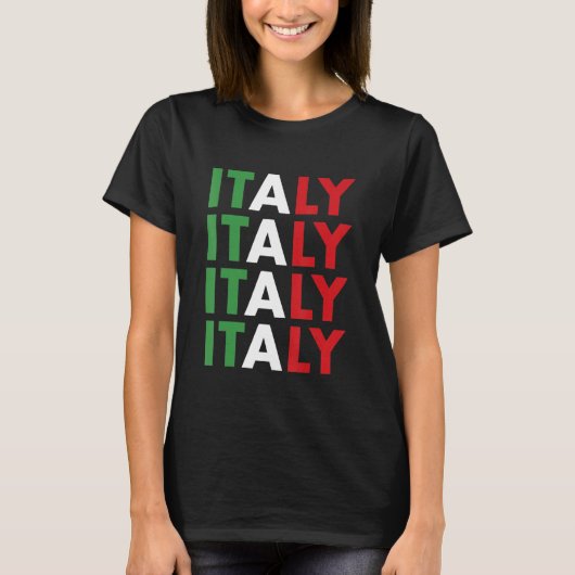 ラグビーラグビーラグビーラグビーItaly Rugby Tシャツ (正面)