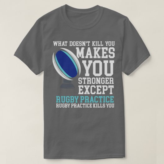 ラグビーラグビー選手1 Tシャツ (デザイン正面)
