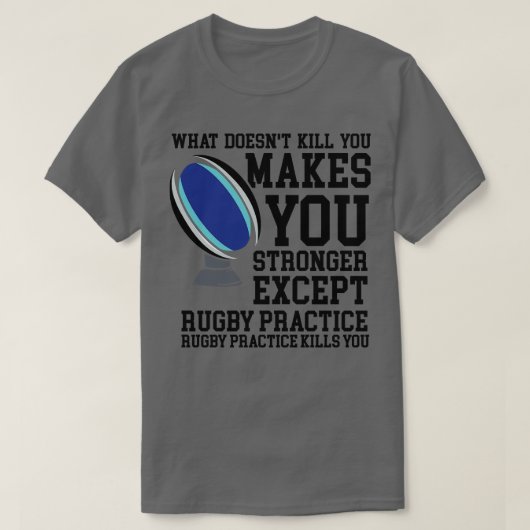 ラグビーラグビー選手 Tシャツ (デザイン正面)