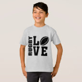 ラグビーラブ Tシャツ (正面フル)