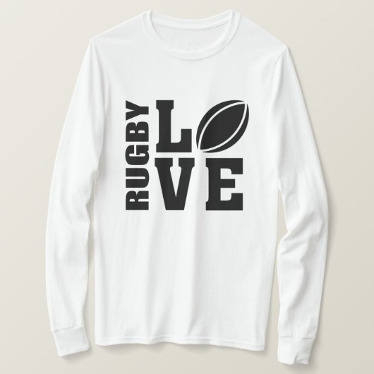 ラグビーラブ Tシャツ (デザイン正面)