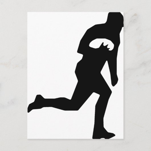 ラグビーリーグの選手 ポストカード (正面)