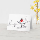 ラグビーロビン カード (黄色い花)