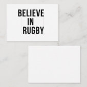 ラグビー信じビーで ノートカード (正面/裏面)
