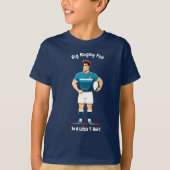 ラグビー大好きキッズTシャツ Tシャツ (正面)