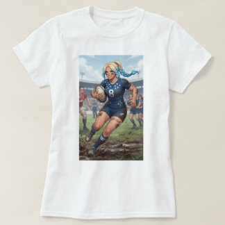 ラグビー女子プレイヤーTシャツ Tシャツ
