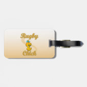 ラグビー女 ラゲッジタグ (裏面横)