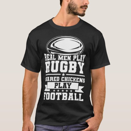 ラグビー実在選手メンズ遊ラグビー Tシャツ (正面)