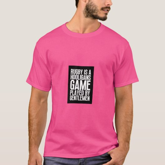 ラグビー引用文アート Tシャツ (正面)