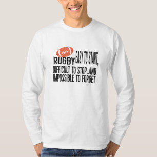 ラグビー引用文 Tシャツ