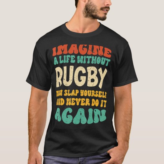 ラグビー用引用文 Tシャツ (正面)
