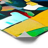 ラグビー絵画ズプリント ポスター (角)