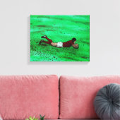 ラグビー絵画トライ キャンバスプリント (インサイチュ (リビング))