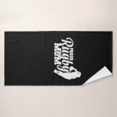 ラグビー誇りを持った・マムサッカースポーツ・スピラー バスタオル (バスタオル)