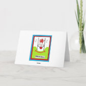 ラグビー誕生日挨拶 カード (裏面)