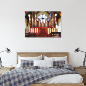 ラグビー通りメソジスト管器官 キャンバスプリント (インサイチュ (寝室))