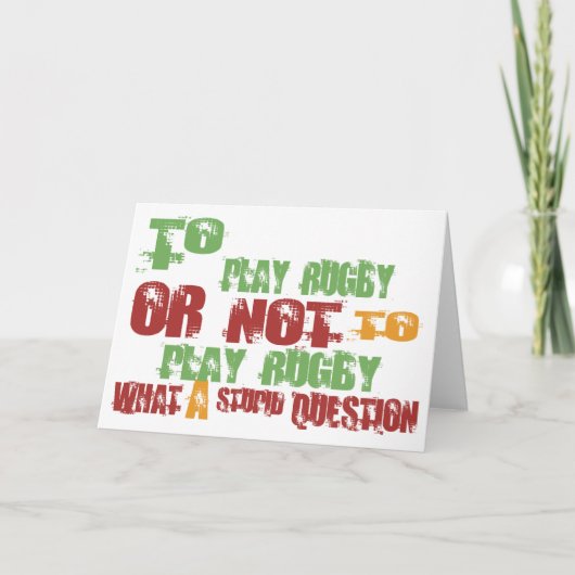ラグビー遊グ カード (正面)