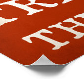 ラグビー選手が弱い者を踏みつける – プリント (角)