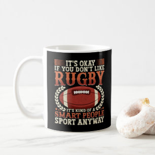 ラグビー選手ってスマートな人たちがやるスポーツ Funny  コーヒーマグカップ