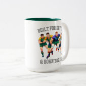 ラグビー選手ツートーンマグカップ ツートーンマグカップ (正面右)