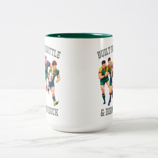 ラグビー選手ツートーンマグカップ ツートーンマグカップ (中央)
