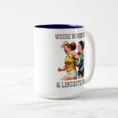 ラグビー選手ツートーンマグカップ ツートーンマグカップ (正面右)