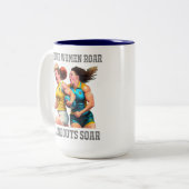 ラグビー選手ツートーンマグカップ ツートーンマグカップ (正面左)