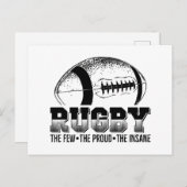 ラグビー選手 |チームのスポーツギフトを監督 ポストカード (正面/裏面)