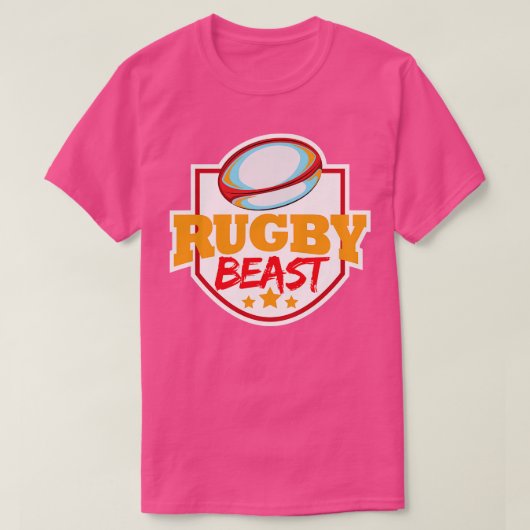 ラグビー選手 Tシャツ (デザイン正面)