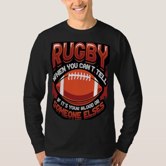 ラグビー選手 Tシャツ (正面)
