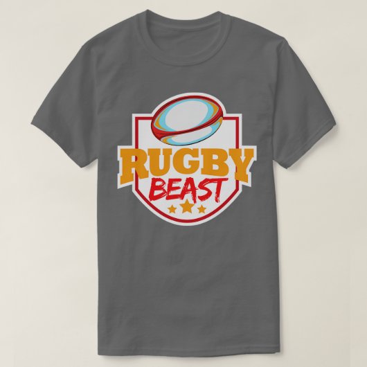 ラグビー選手 Tシャツ (デザイン正面)