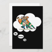 ラグビー2になりた遊い 招待状 (正面/裏面)