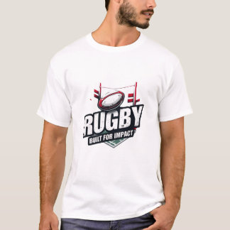 ラグビー - インパクトのあるスポーツのために作られた Tシャツ