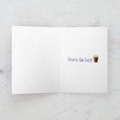 ラグビー・オランウータン父の日カードRuaridh カード (内部)