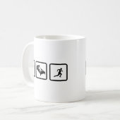 ラグビー コーヒーマグカップ (正面左)