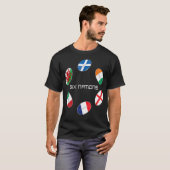 ラグビー・シックス Tシャツ (正面フル)