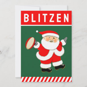 ラグビー スポーツ クリスマスカード ジョークグッズ