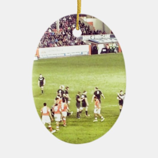 ラグビー セラミックオーナメント (正面)