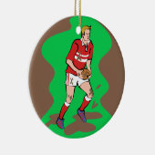 ラグビー セラミックオーナメント (右)