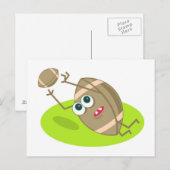 ラグビー ポストカード (正面/裏面)