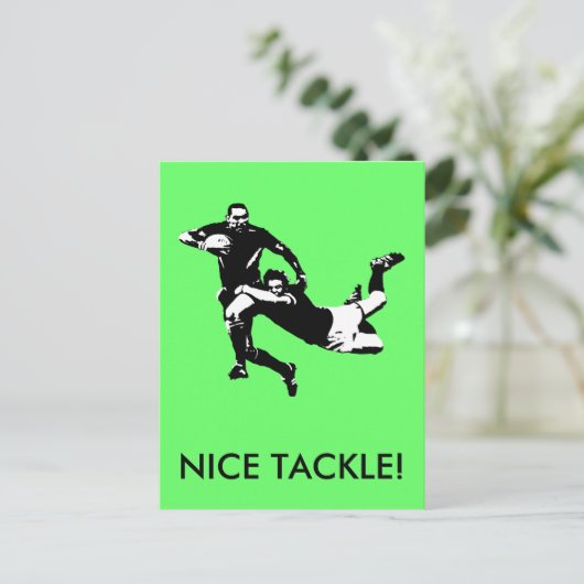 ラグビー ポストカード (スタンド正面)