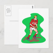 ラグビー ポストカード (正面/裏面)