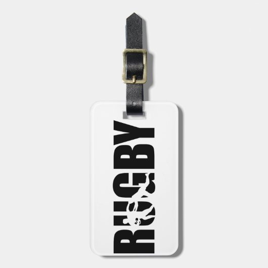 ラグビー ラゲッジタグ (正面縦)