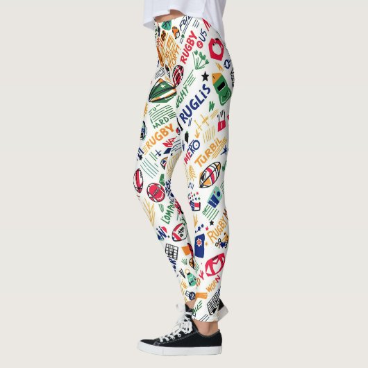 ラグビー レギンス (左)