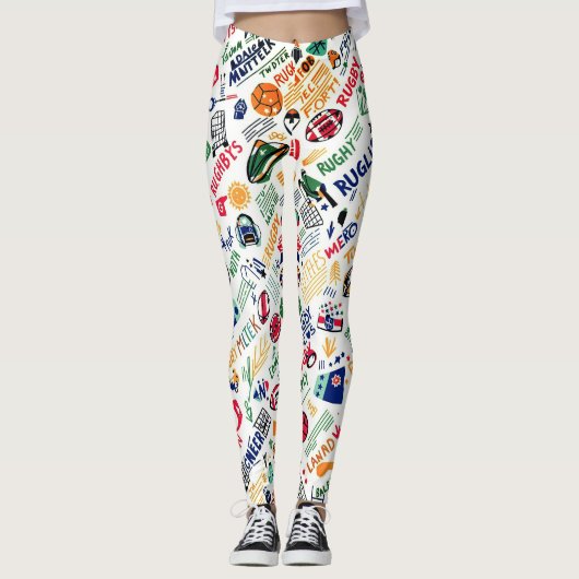 ラグビー レギンス (正面)