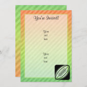 ラグビー 招待状 (正面/裏面)