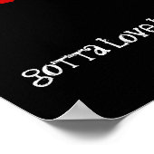 ラグビー、法的暴力を愛する必要がある ポスター (角)